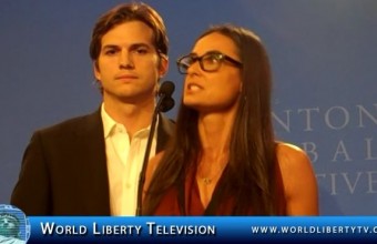 Ashton Kutcher  and  Demi Moore’s Sex Trafficking Speech at CGI 2011