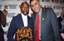 Floyd Mayweather Boxing Great Receives his 3rd Boxing Writers Association of America Award-2016