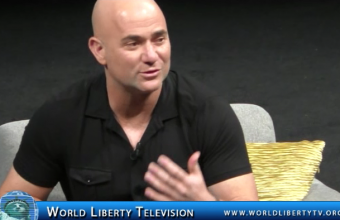 Andre Agassi Tennis great  and Philanthropist  interview at WOBI NY Forum -2016