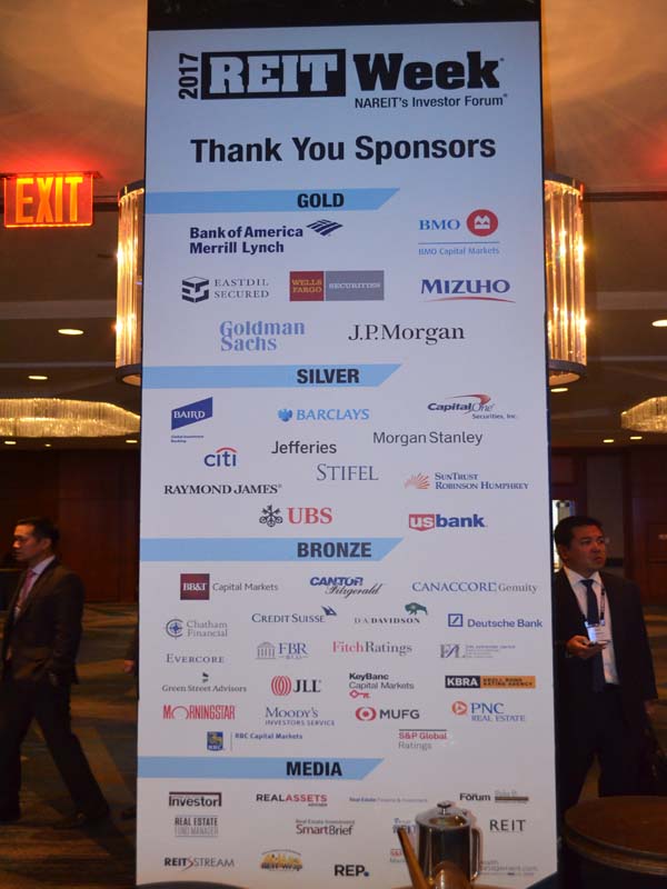 Nareit 2017 Sponsors 