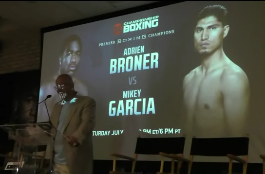 Adrien “The Problem’’ Broner VS  Mikey Garcia NY Press Conference-2017