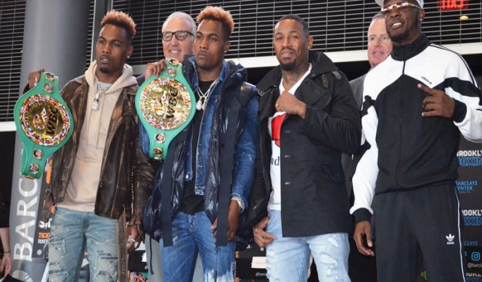 NY Press  Conference For  World Champions Jermall Charlo & Jermell Charlo to Defend Titles at Barclay Center NY -2018