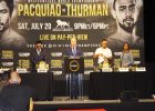 Manny Pacquiao  VS Keith Thurman in WBA WORLD 147 IBS Championship NY Pr Conf-2019