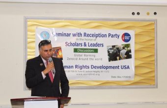 Dr Adal’s Keynote Speech on Global Warming @ World Human Rights & Development Inc-2019