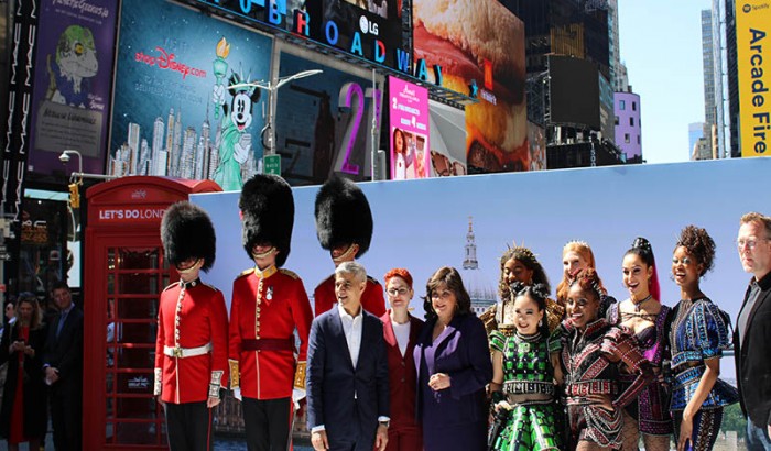 Mayor of London brings the West End to Broadway as he launches major new tourism campaign in ‘London Times Square takeover’-2022