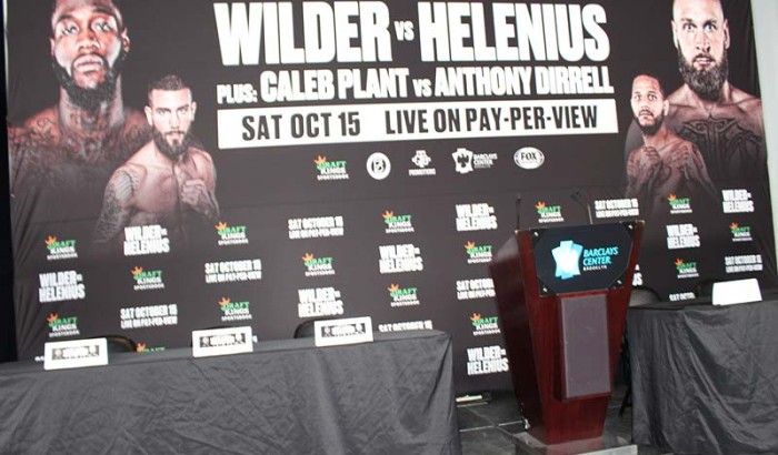 DEONTAY WILDER VS. ROBERT HELENIUS NY Press Conference at Barclays Center-Brooklyn NY 2022