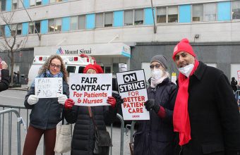 NY Nurses Strike at  Montefiore Medical Center & Mount Sinai Hospital  -2023